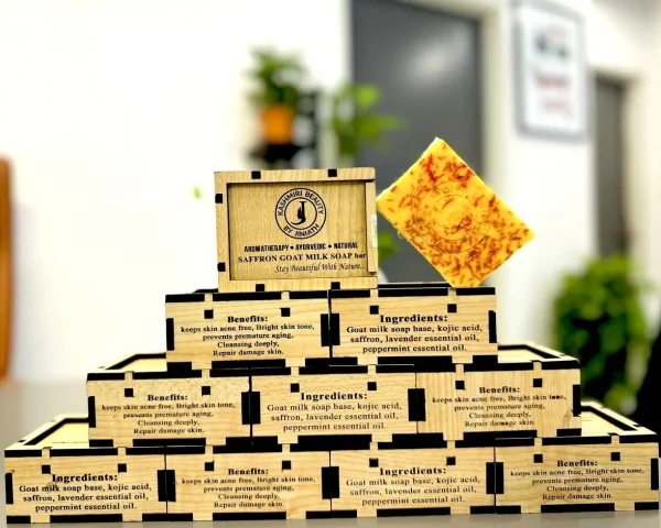 Saffron Goat Milk Soap (10 পিস)