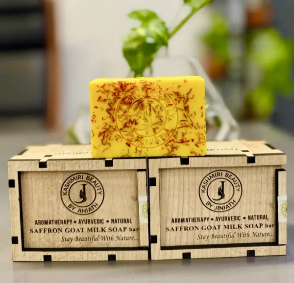 Saffron Goat Milk Soap (2 পিস)