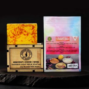 Saffron Goat Milk Beauty Bar + Bridal Uptan