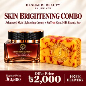 Skin Whitening Duo Saffron Goat milk bar + Skin Lightening cream
